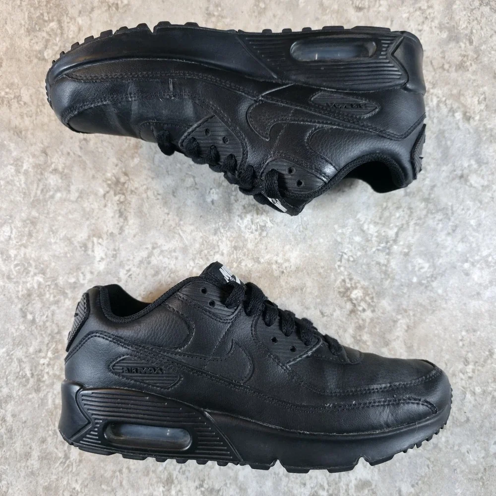 Nike Shoes Womens 6 / Youth 4.5 GS Air Max 90 CD6864-001 Triple Black Sneakers